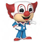 Funko Pop! Icons Bozo The Clown Vinyl Figure - Standard Size, Red and Blue, Model 54465