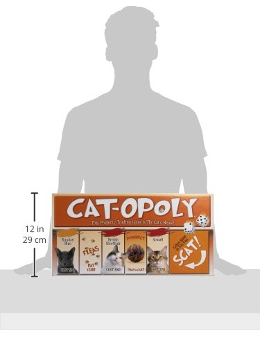 Late for the Sky CAT-opoly Board Game - Large Multicolor Edition, Fun Family Game for Cat Lovers