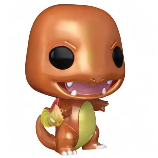 Funko Pop Pokemon: Metallic Salameche - Charmander Metallic # 455 - Summer Convention 2022.