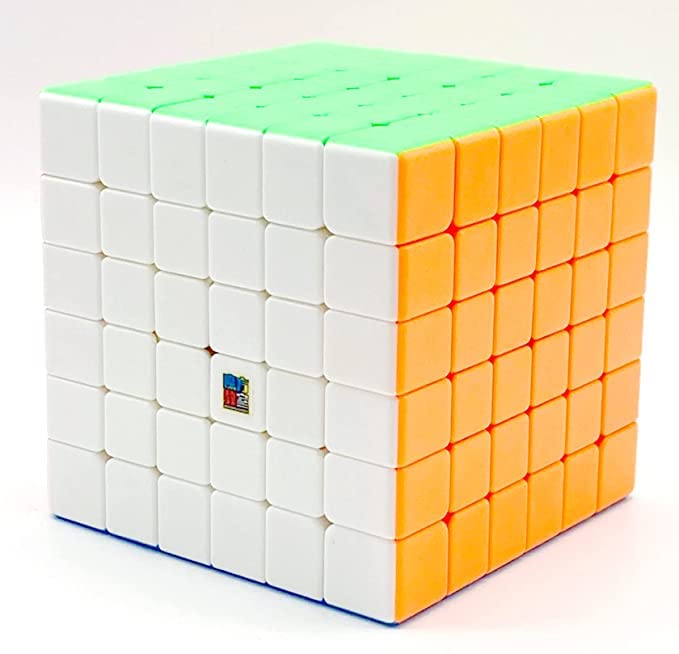 Bokefenuo Moyu Meilong Speed Cube 6X6 Stickerless Meilong Puzzle 6X6X6 Toys For Kids Magic Cube