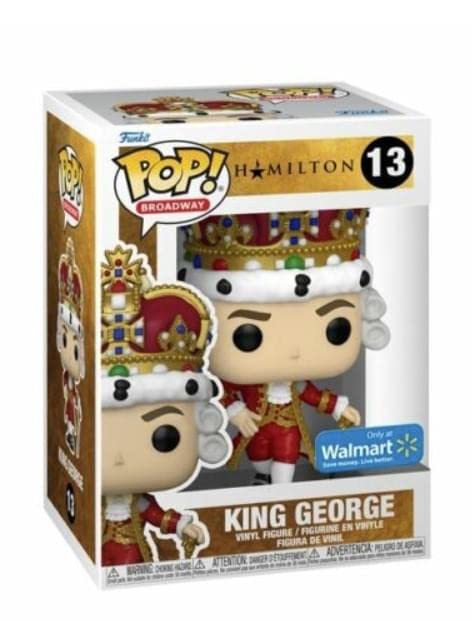 Pop Funko Exclusive Hamilton King George (Rd)