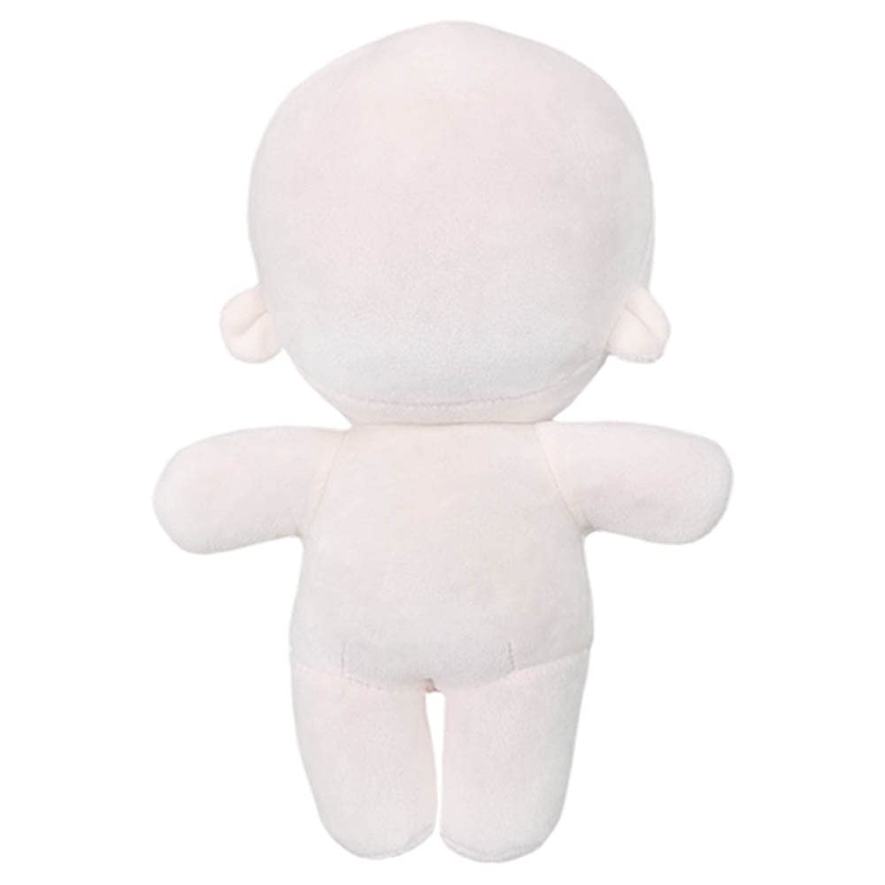 niannyyhouse 6in(15CM) Plush Doll Without Embroidery Humanoid Stuffed Toys Dress Up Fat Body Glossy Wearable Clothing (15CM, B-2