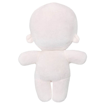 niannyyhouse 6in(15CM) Plush Doll Without Embroidery Humanoid Stuffed Toys Dress Up Fat Body Glossy Wearable Clothing (15CM, B-2