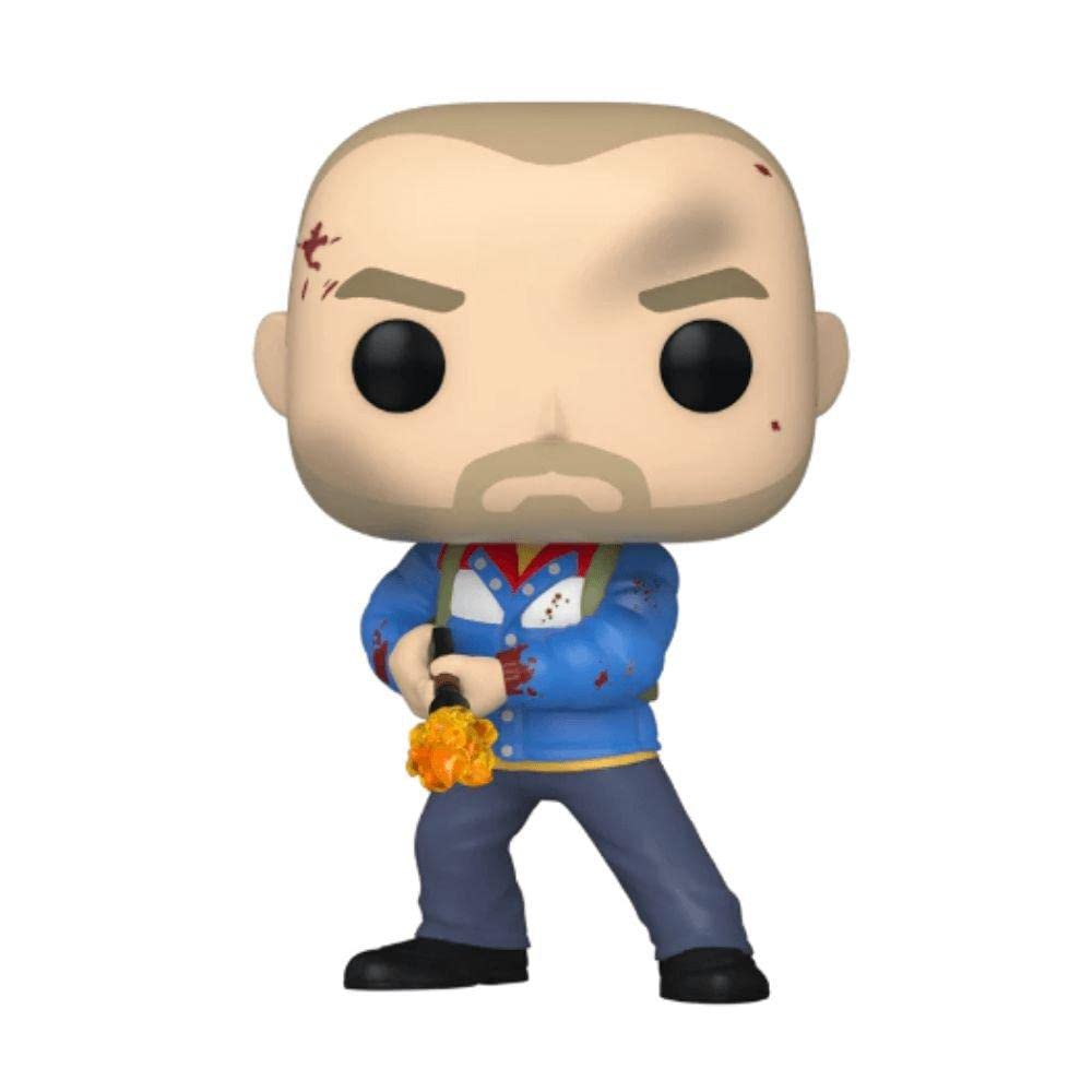 Funko Pop! Television Stranger Things 1253 Hopper Flame Thrower - 4.5" Vinyl Figure, Multicolor Exclusive