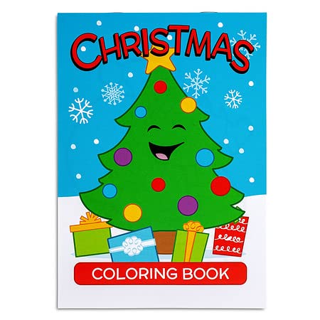 FAVONIR 12 Set Christmas Party Favor Stuffers Holiday Characters Themed 12 7    Coloring Books And 12 Pack Crayons. Goody Bag Ha