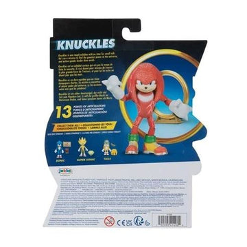 Sonic The Hedgehog Sonic The Hedgehog 2 The Movie 4'' Articulated Action Figure Collection (Knuckles (Series 2))