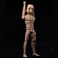 Souforce 1/12 Scale Wide Shoulder Male Action Figure 6In Flexible Notaman Square Head Male Figure Body Doll Miniature Figure Wit