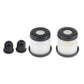 Calandis Skateboard Rebuild Kit Bushings Washers Pivot Cups for 2 Trucks 3.25in White
