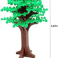 4Pcs Large Trees City Building Block Compatible With Major Brand - Classic Bricks Pieces And Parts Toy Set 6.7Inch Height Botanical Forest Garden Plant Accessories
