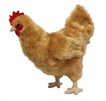 Adore 12'' Standing Buffy The Hen Chicken Plush Stuffed Animal Toy