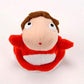 Totoro 4 Ponyo on The Cliff Plush Stuffed Toy - Red Soft Toy for Kids and Collectors