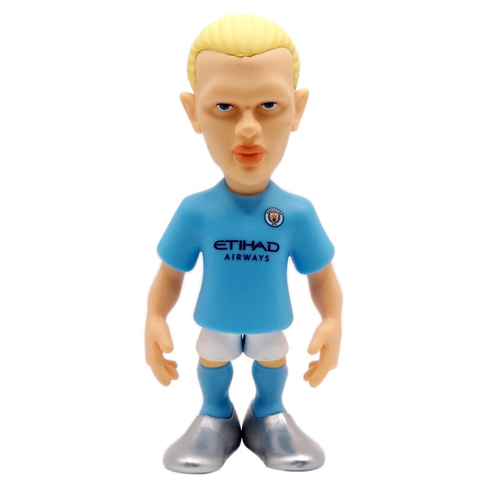 Minix Collectible Figurines – Erling Haaland, Official Manchester City, Sports Collectable 12 Cm Figurine, Unique Soccer Gift For All Ages, Football Stars