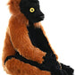 Wild Republic Red Ruffed Lemur Plush, Stuffed Animal, Plush Toy, Gifts For Kids, Cuddlekins12 Inches