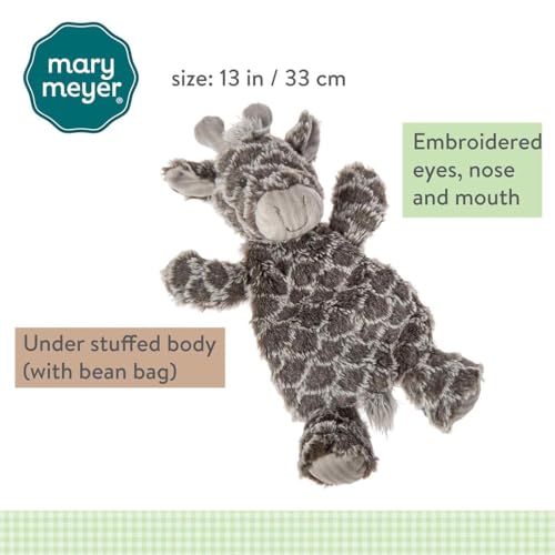 Mary Meyer Afrique Giraffe Lovey Soft Toy, Grey, Polyester, 1 Count, Model 42051
