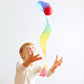 Sarah'S Silks - Skytail - Waldorf Toys For Kids, 35'' Long, Safe For Outdoor And Indoor Use - Rainbow Comet