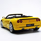 Hot Wheels Bly35 Ferrari F355 Spider Convertible Yellow Elite Edition 1/18 Diecast Car Model By Hotwheels