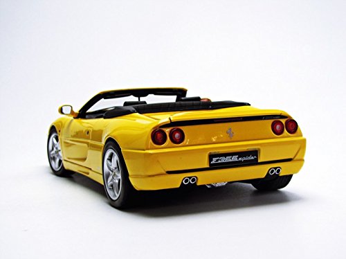 Hot Wheels Bly35 Ferrari F355 Spider Convertible Yellow Elite Edition 1/18 Diecast Car Model By Hotwheels