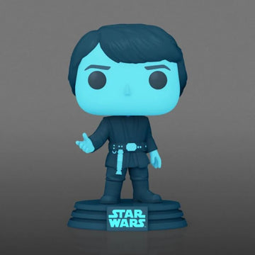 Star Wars Episode Vi Return Of The Jedi: Holographic Luke Skywalker 40Th Anniversary Glow In The Dark Funko Pop! Vinyl…