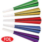Beistle 100 Piece Happy New Year   S Eve Party Favors Horns Birthday Noise Makers, 9''