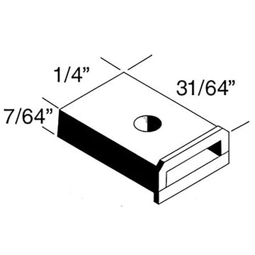 Kadee Narrow Snap Insulated Gear Box, Whisker (10 pr)