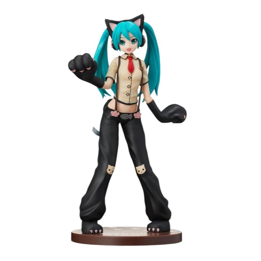 SEGA-Hatsune Miku: Project Diva Arcade Future Tone SPM Figure Hatsune Miku - Kitty Cat