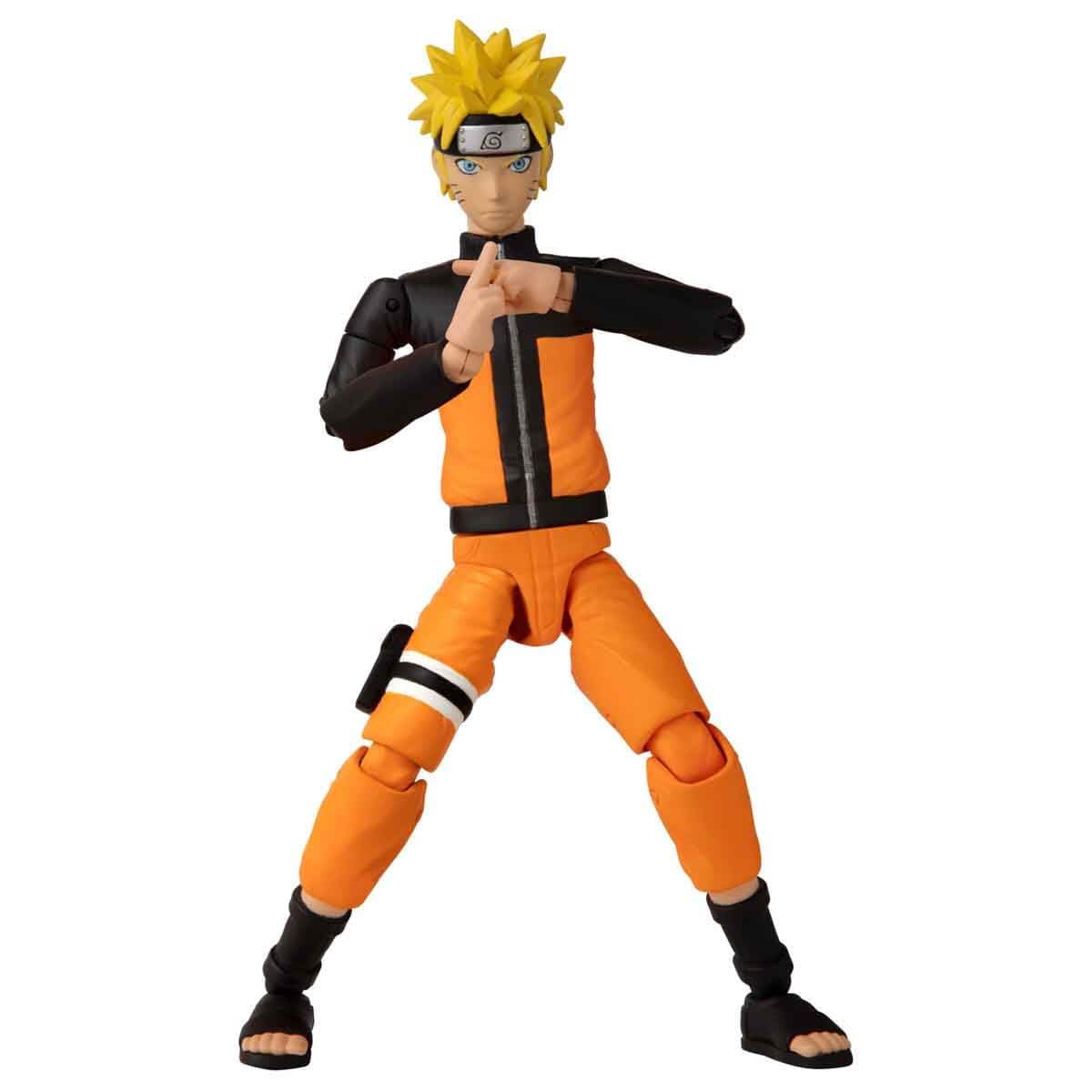 Bandai Anime Heroes Naruto Action Figure Naruto Uzumaki | 17Cm Naruto Figure Naruto Uzumaki Figure With Extra Hands And Accessor