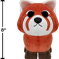 Adopt Me! Collector Plush - Red Panda - Series 3 - Ultra-Rare in-Game Stylization Plush - limited availability Virtual Item Code Included - Toys for Kids Featuring Your Favorite Pet  Ages 6+