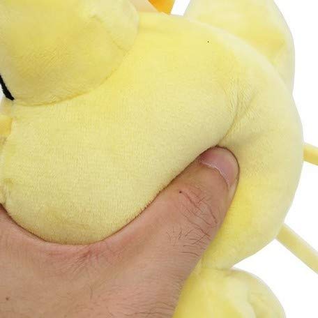 Sanei Pokemon All Star Collection Pp37 Meowth 8'' Stuffed Plush, Beige