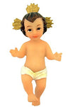Catholic Brands Baby Jesus With Gold-Toned Halo Figurine With Story Card