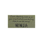 Watchover Voodoo 3-Inch Ninja Keychain - Handcrafted Multicolor Gift for Good Luck and Positivity, Small Size, Unique Accessory