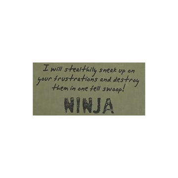 Watchover Voodoo 3-Inch Ninja Keychain - Handcrafted Multicolor Gift for Good Luck and Positivity, Small Size, Unique Accessory