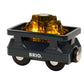 Brio World - 33896 Light Up Gold Wagon - Interactive 2 Piece Toy Wagon Set | Enhances Creativity | Compatible With All Toys | Safe And Tested For Kids Ages 3 And Up