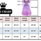 Lingway Toys Luxury Girls Princess Dress Up Costumes,Rapunzel Cosplay Dress With Rapunzel Wig Style B 7-8Years
