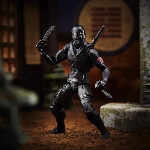 G. I. Joe Hasbro Classified Series : G.I. Joe Origins Snake Eyes Action Figure 16  enhanced 6-Inch Scale Toy with Custom Package Art   Black