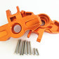 EPTNNASO 2PCS CNC Aluminum Axle Carriers Front C-Hubs for UDR Traxxass Unlimited Desert Racer 8552 Orange