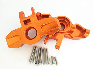 EPTNNASO 2PCS CNC Aluminum Axle Carriers Front C-Hubs for UDR Traxxass Unlimited Desert Racer 8552 Orange