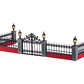 Lemax Christmas Village Lighted Wrought Iron Fence Set/5 Battery Operated (4.5V) - 54303