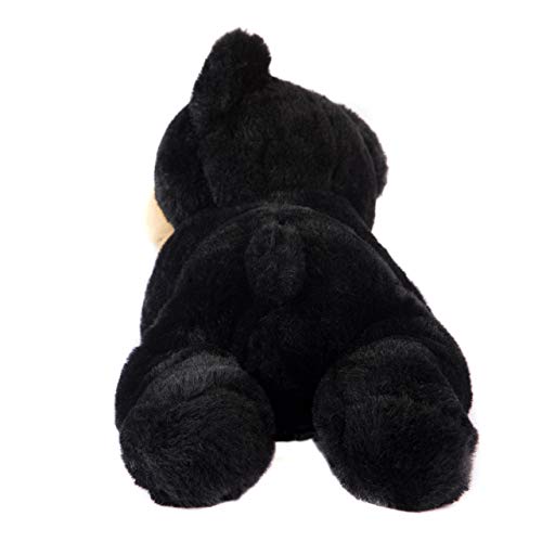 Wild Republic Ecokins Black Bear Stuffed Animal 12 Inch, Eco Friendly Gifts For Kids, Plush Toy, Handcrafted Using 16 Recycled P