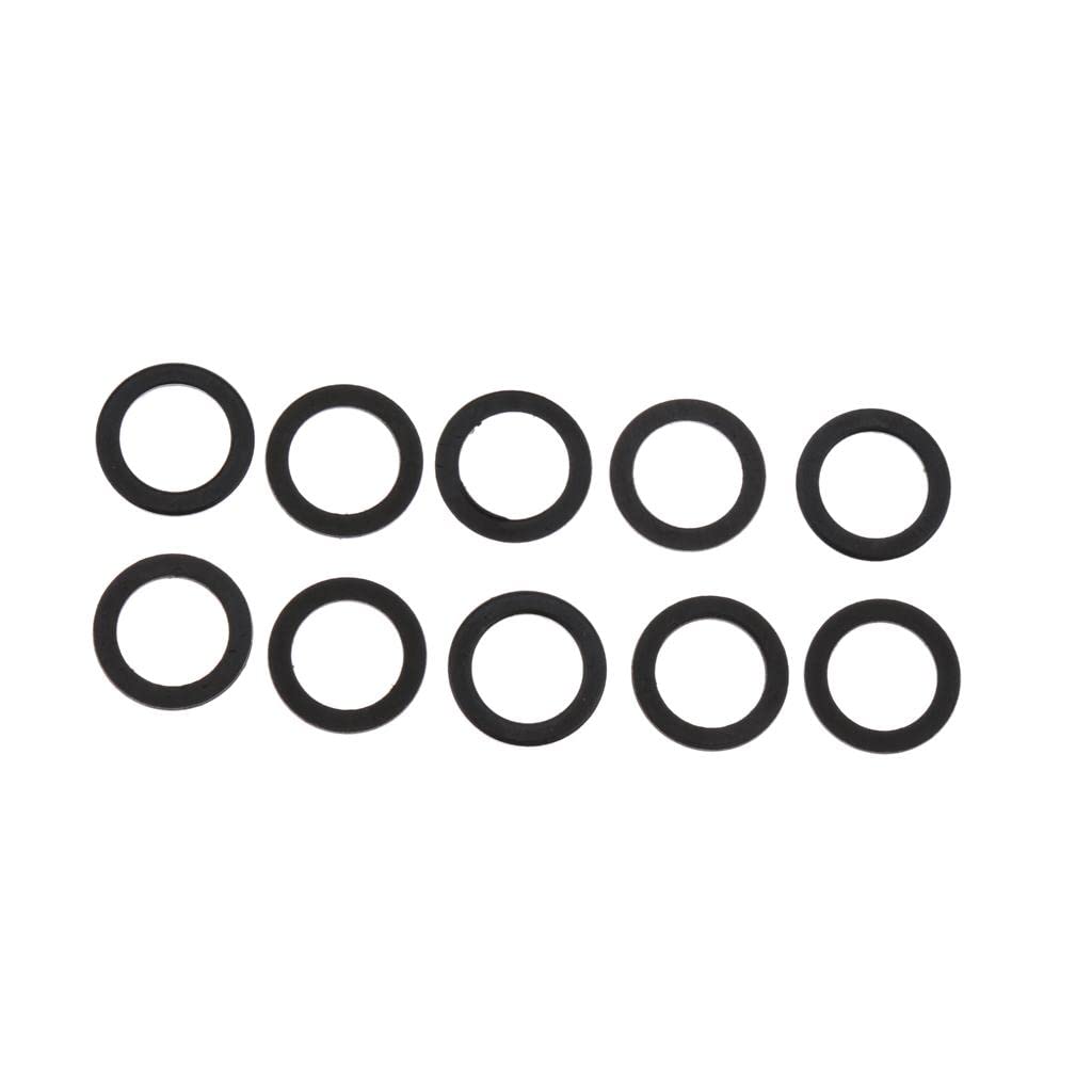 Enakshi 10pcs Black Skateboard Truck Axle Speed Washer Speed Ring Longboard Hardware Sporting Goods | Outdoor Sports | Skateboar
