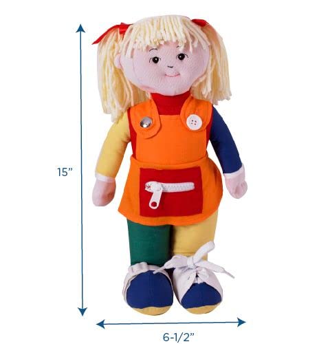 Children'S Factory Learn To Dress - Caucasian Girl, Multicolor