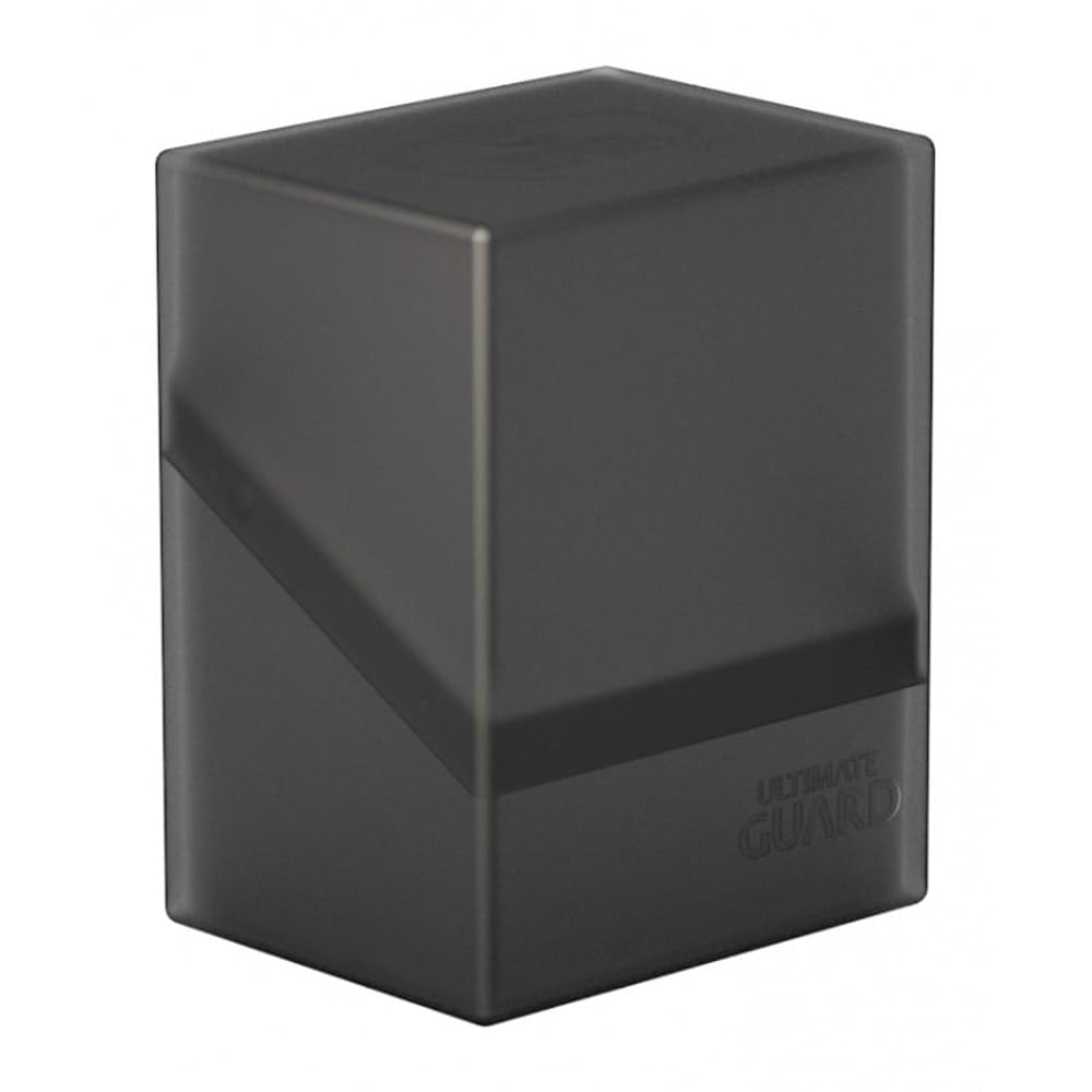 Ultimate Guard Boulder 80+, Deck Case For 80 Double-Sleeved Tcg Cards, Onyx, Secure & Durable Storage For Trading Card Games, Soft-Touch Finish