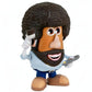 Super Impulse Poptaters Miniature Figurine - Bob Ross, Clear Plastic, Model 5402