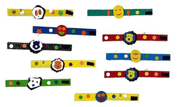 LAXMI COLLECTION Perpetual Bliss 20 Pcs Bracelets Bands For Kids Party Boys, Girls Best Birthday Return Gifts For Kids Pinata Fi