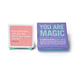 Knock Knock You Are Magic Inner-Truth Deck Affirmation Quote Cards Deck, 40 Affirmation Cards & Inspirational Gifts, 4.25 X 4.25-Inches