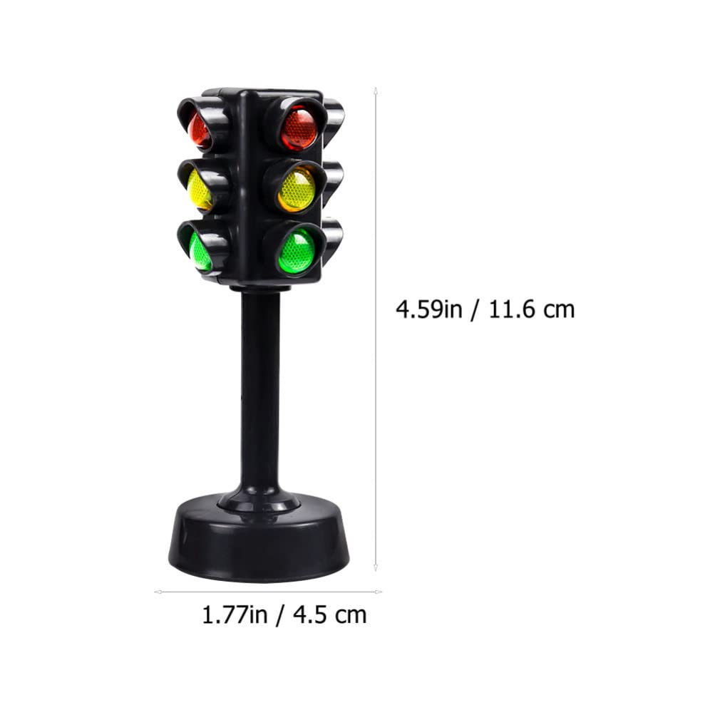 Gadpiparty Miniature Toys 12pcs Toy Traffic Lights for Kids Traffic Signals Light Model Lamp Toys Early Education Playthings Sim