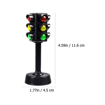 Gadpiparty Miniature Toys 12pcs Toy Traffic Lights for Kids Traffic Signals Light Model Lamp Toys Early Education Playthings Sim