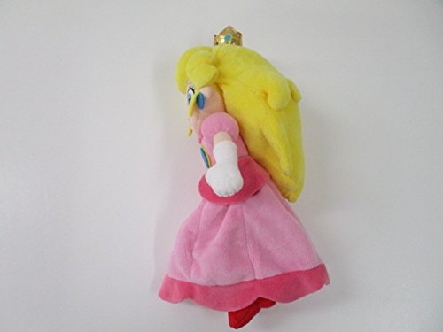Little Buddy Super Mario All Star Collection 1418 Peach Stuffed Plush, 10'',Multicolor