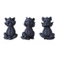 Pacific Giftware See, Hear, Speak No Evil Dragon Shelf Sitter Computer Top Sitters