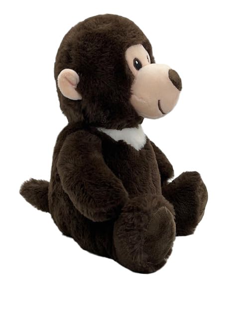 Anico 10' Plush Brown Monkey With Embroidered Eyes