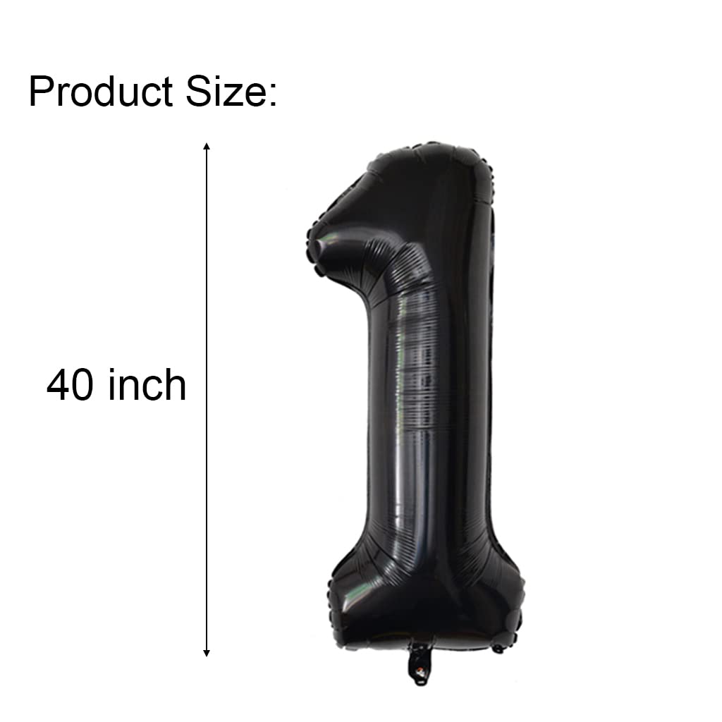 Happy Birthday Balloon Banner 40 Inch 21 Or 12 Balloon Number 16 Inch Happy Birthday Letters Balloons Black Foil Mylar Balloons